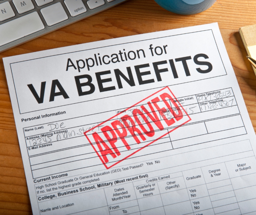 Application for VA BENEFITS "Approved"